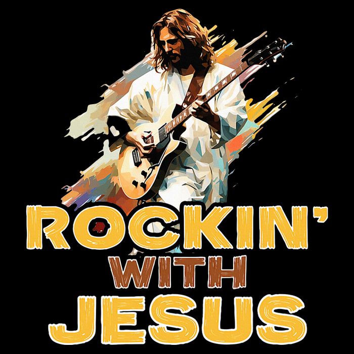 Jesus Rock And Roll Jesus Is King Meme Button