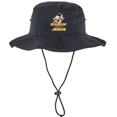 Jesus Rock And Roll Jesus Is King Meme Bucket Hat