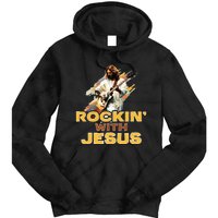 Jesus Rock And Roll Jesus Is King Meme Tie Dye Hoodie