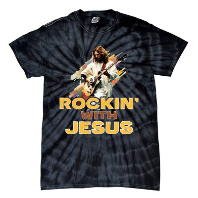 Jesus Rock And Roll Jesus Is King Meme Tie-Dye T-Shirt