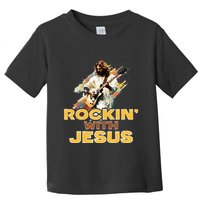 Jesus Rock And Roll Jesus Is King Meme Toddler T-Shirt