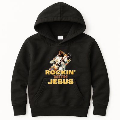 Jesus Rock And Roll Jesus Is King Meme Kids Hoodie