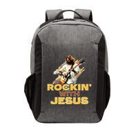 Jesus Rock And Roll Jesus Is King Meme Vector Backpack