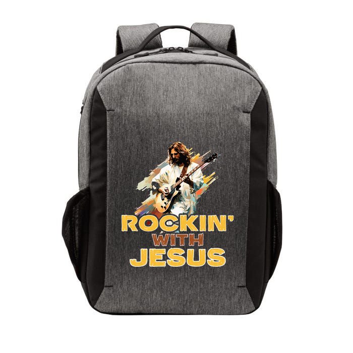 Jesus Rock And Roll Jesus Is King Meme Vector Backpack