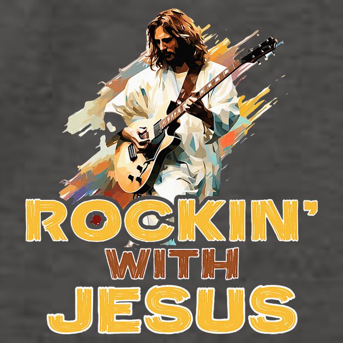 Jesus Rock And Roll Jesus Is King Meme Vector Backpack