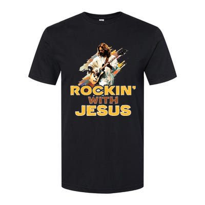 Jesus Rock And Roll Jesus Is King Meme Softstyle CVC T-Shirt