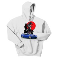 Jdm Rsx Auto Tuning Japan Samurai Sun Drift Kids Hoodie