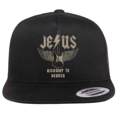 Jesus Rock And Roll Christian Music Worship Flatbill Hat
