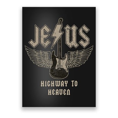 Jesus Rock And Roll Christian Music Worship Poster