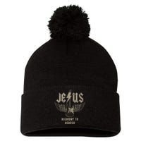 Jesus Rock And Roll Christian Music Worship Pom Pom 12in Knit Beanie