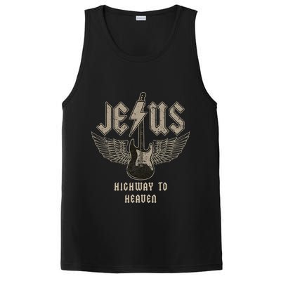Jesus Rock And Roll Christian Music Worship PosiCharge Competitor Tank