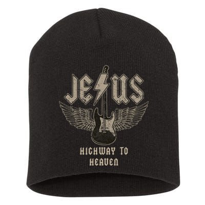 Jesus Rock And Roll Christian Music Worship Short Acrylic Beanie