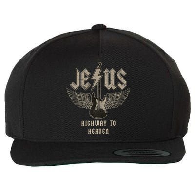 Jesus Rock And Roll Christian Music Worship Wool Snapback Cap