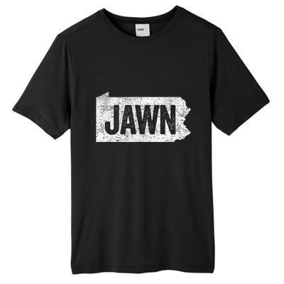 Jawn Retro Boy Girl Philadelphia Slang Tall Fusion ChromaSoft Performance T-Shirt