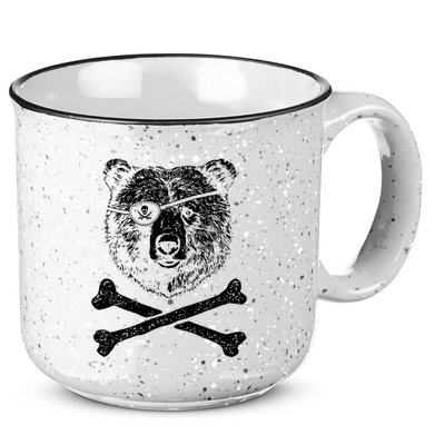 Jolly Roger Bear 15oz Campfire Ceramic Mug