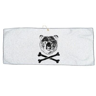 Jolly Roger Bear Large Microfiber Waffle Golf Towel