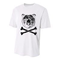 Jolly Roger Bear Youth Performance Sprint T-Shirt