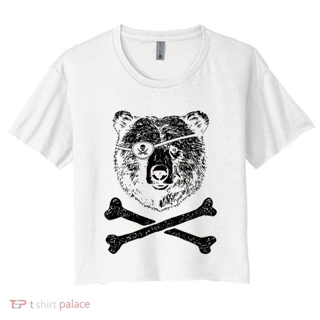 Jolly Roger Bear Crop Top