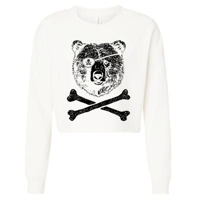Jolly Roger Bear Cropped Pullover Crew