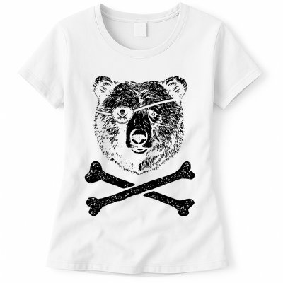 Jolly Roger Bear Womens T-Shirt