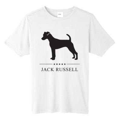 Jack Russell Black Silhouette Tall Fusion ChromaSoft Performance T-Shirt