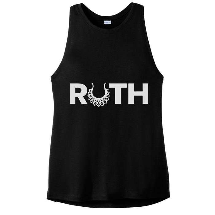 Justice Ruth Bader Ginsburg Truth Dissent Rbg Ladies PosiCharge Tri-Blend Wicking Tank
