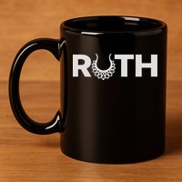 Justice Ruth Bader Ginsburg Truth Dissent Rbg 11oz C Handle Ceramic Mug