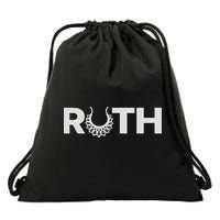 Justice Ruth Bader Ginsburg Truth Dissent Rbg Drawstring Bag