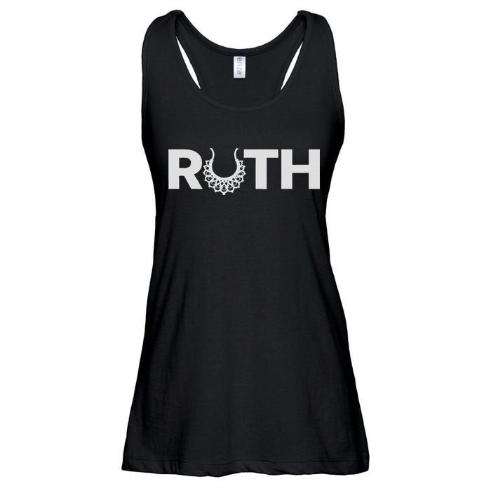 Justice Ruth Bader Ginsburg Truth Dissent Rbg Ladies Essential Flowy Tank