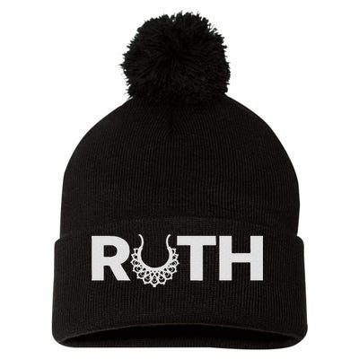 Justice Ruth Bader Ginsburg Truth Dissent Rbg Pom Pom 12in Knit Beanie