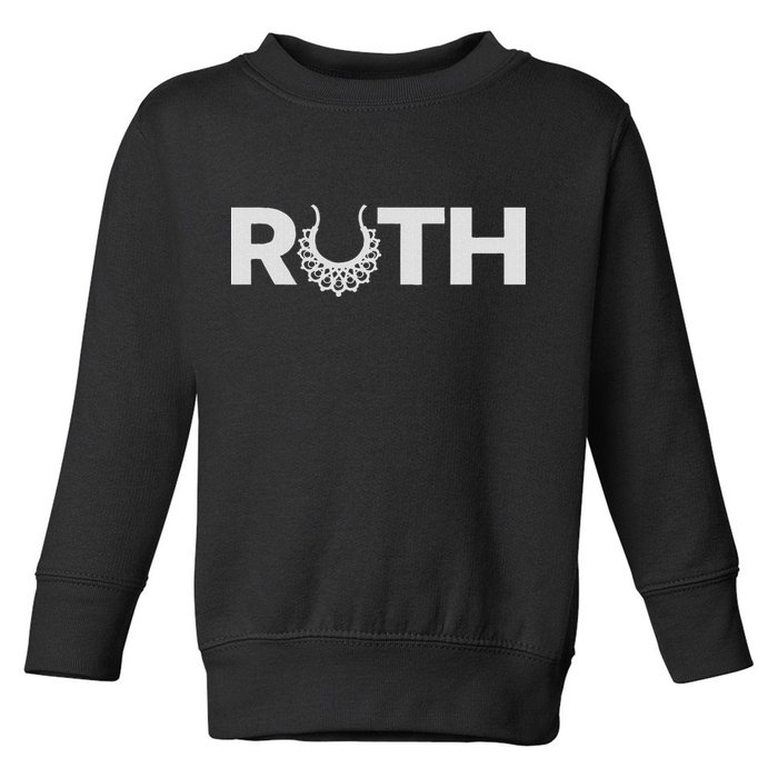 Justice Ruth Bader Ginsburg Truth Dissent Rbg Toddler Sweatshirt
