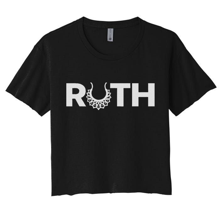 Justice Ruth Bader Ginsburg Truth Dissent Rbg Crop Top