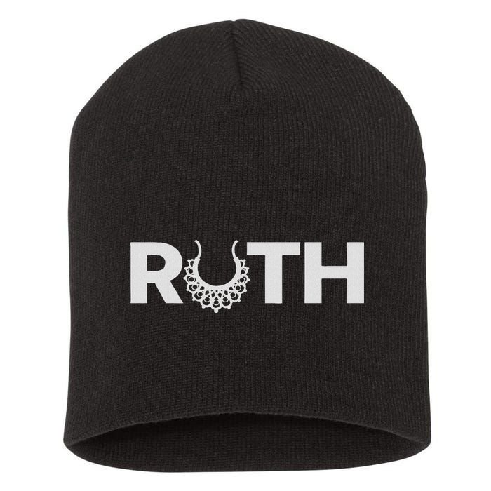 Justice Ruth Bader Ginsburg Truth Dissent Rbg Short Acrylic Beanie