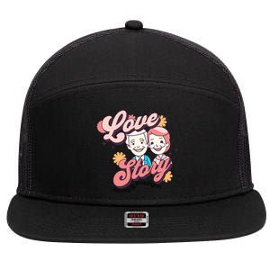 Jimmy & Rosalynn Carter Love Story 7 Panel Mesh Trucker Snapback Hat