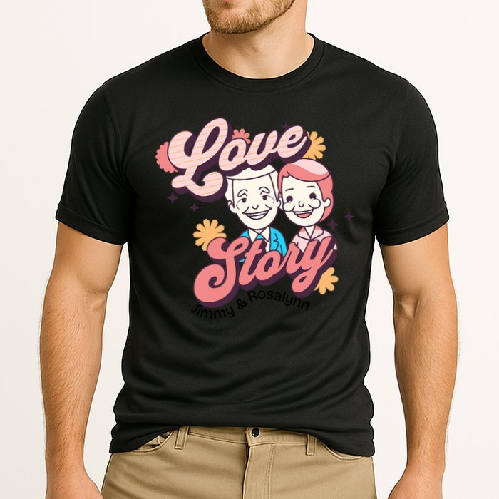 Jimmy & Rosalynn Carter Love Story Cooling Performance Crew T-Shirt