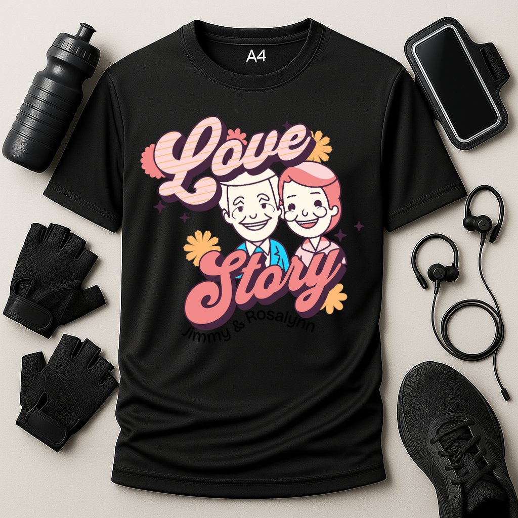 Jimmy & Rosalynn Carter Love Story Cooling Performance Crew T-Shirt