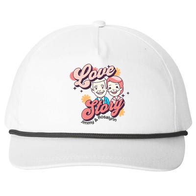 Jimmy & Rosalynn Carter Love Story Snapback Five-Panel Rope Hat