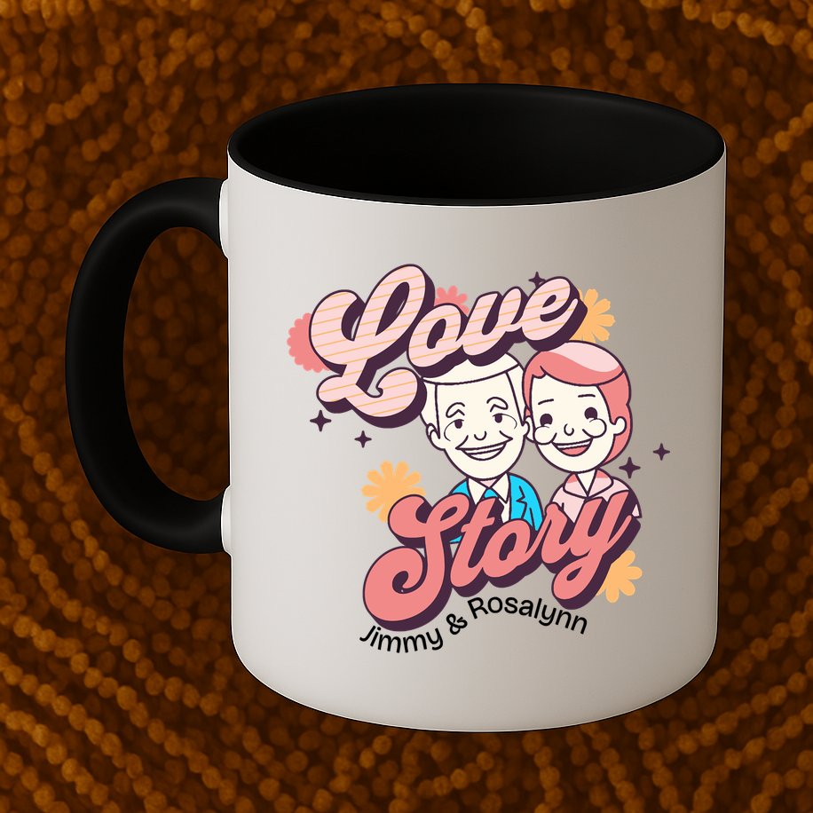 Jimmy & Rosalynn Carter Love Story Mug