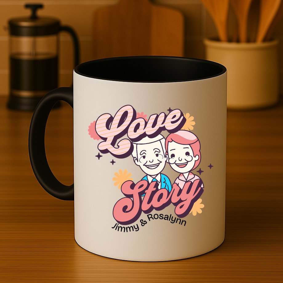 Jimmy & Rosalynn Carter Love Story Mug