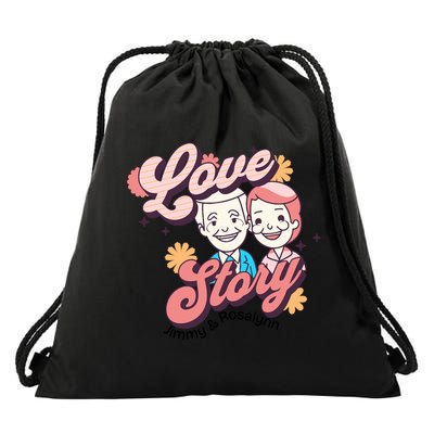 Jimmy & Rosalynn Carter Love Story Drawstring Bag