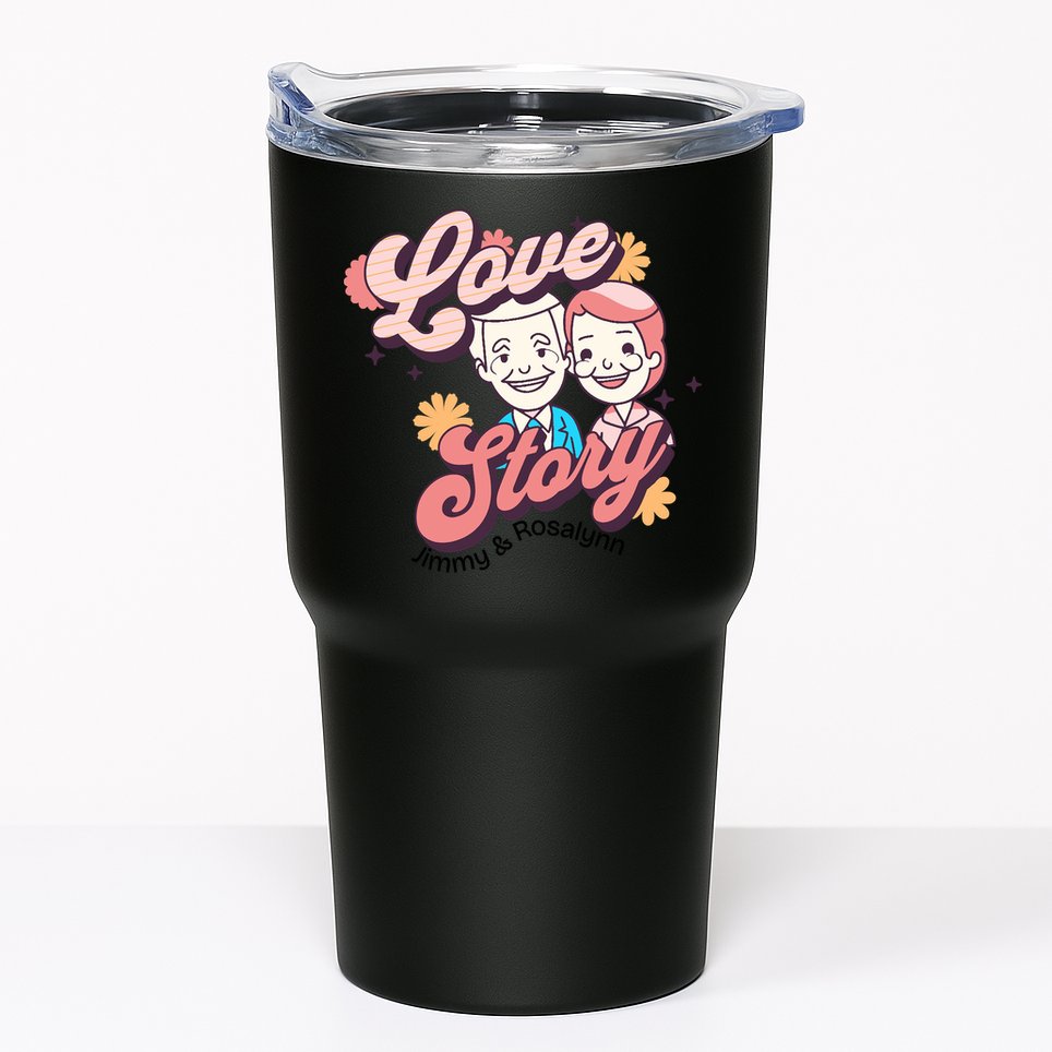 Jimmy & Rosalynn Carter Love Story Tumbler