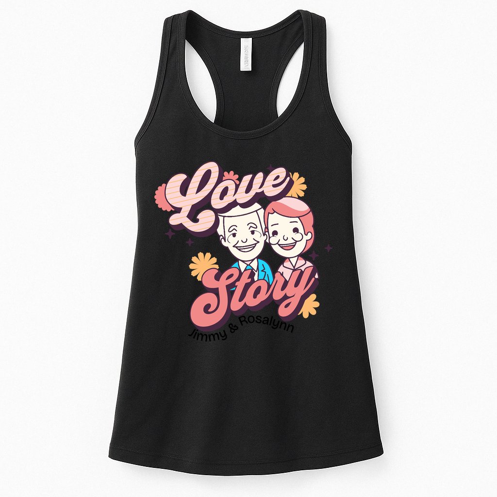 Jimmy & Rosalynn Carter Love Story Womens Tank Top
