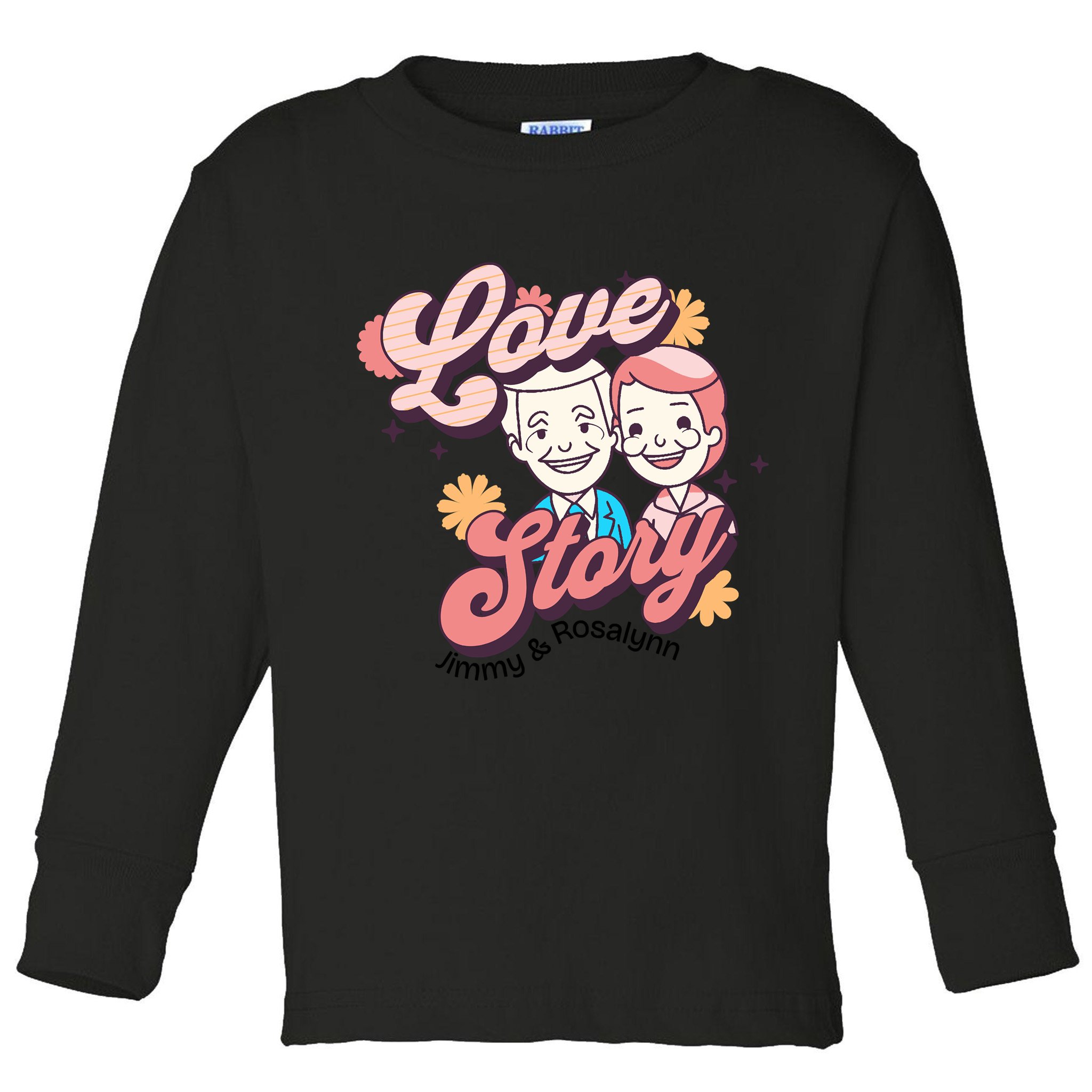 Jimmy & Rosalynn Carter Love Story Toddler Long Sleeve Shirt