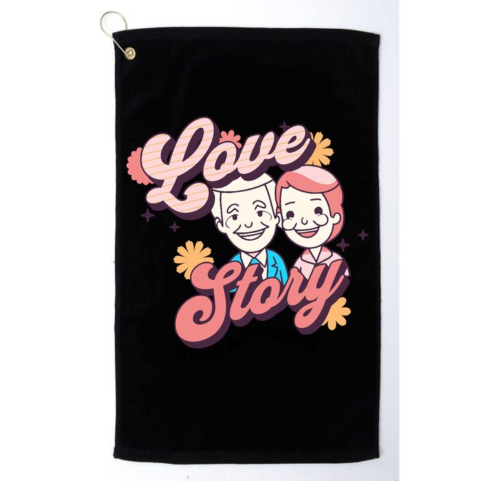Jimmy & Rosalynn Carter Love Story Golf Towel