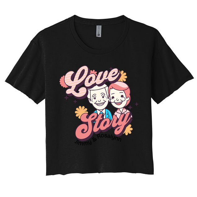 Jimmy & Rosalynn Carter Love Story Crop Top