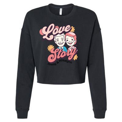 Jimmy & Rosalynn Carter Love Story Cropped Pullover Crew