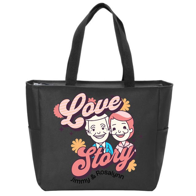Jimmy & Rosalynn Carter Love Story Zip Tote Bag