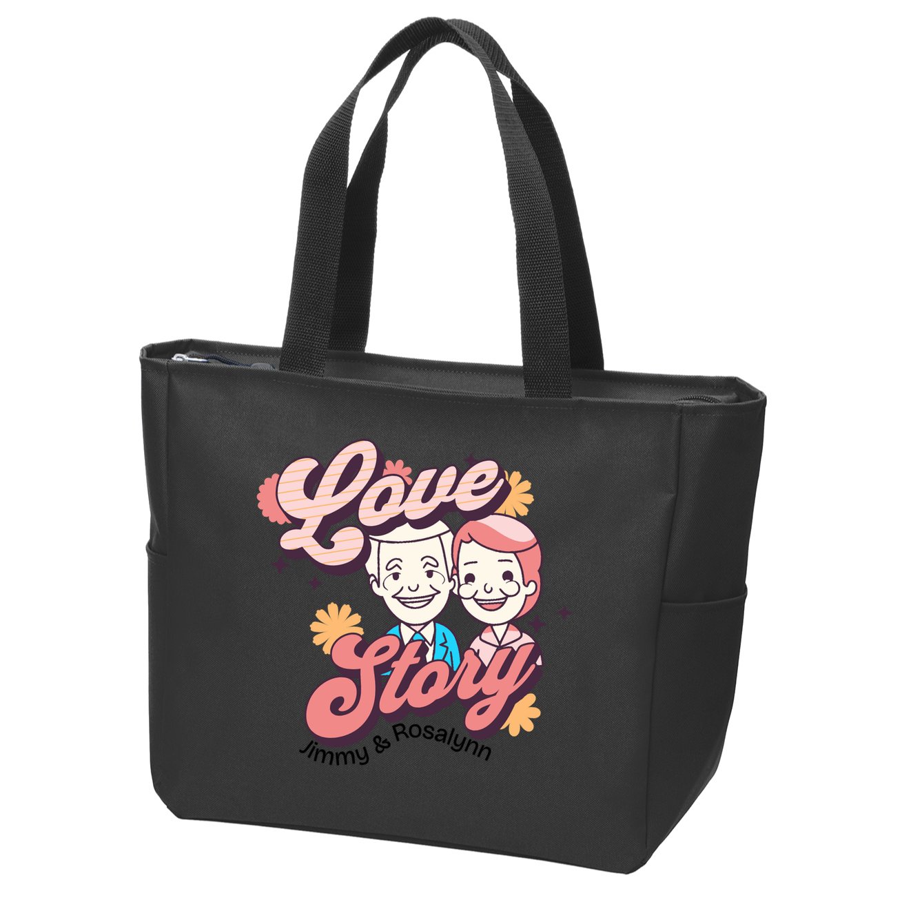 Jimmy & Rosalynn Carter Love Story Zip Tote Bag