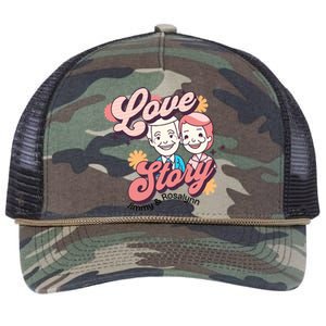 Jimmy & Rosalynn Carter Love Story Retro Rope Trucker Hat Cap