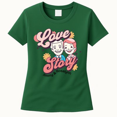 Jimmy & Rosalynn Carter Love Story Womens T-Shirt